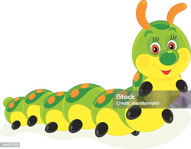 Caterpillar Stock Illustration - Download Image Now - Animal, Animal Wildlife, Cartoon