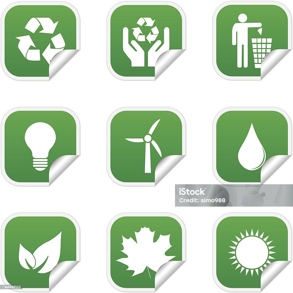 Ecological Labels Ecological Labels Stock Illustration - Download Image Now - Cut Out ...