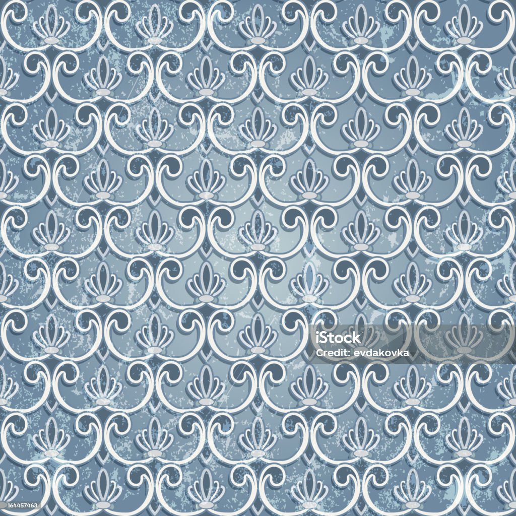 Niebieski bezszwowe tapety - Grafika wektorowa royalty-free (Abstrakcja)
