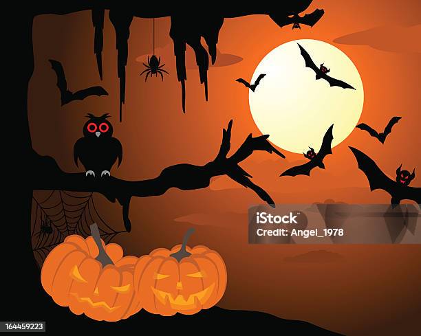 Halloween A Tema - Immagini vettoriali stock e altre immagini di Zucca - Zucca, Halloween, Sfondi