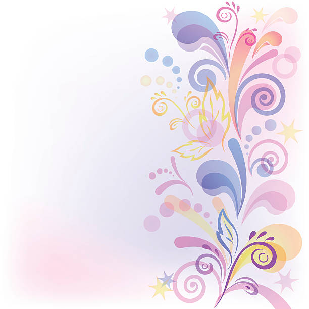 抽象的な花の背景 - backgrounds transparent circle purple点のイラスト素材／クリップアート素材／マンガ素材／アイコン素材