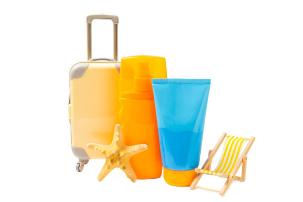 istock Sunscreen isolated on white background. SPF cream. Sun protection. UV protection. Summer. Vacation concept. 1644599622