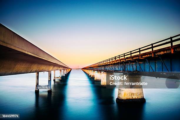 Photo libre de droit de Keys De Floride banque d'images et plus d'images libres de droit de Pont Seven Mile Bridge - Pont Seven Mile Bridge, Architecture, Aube