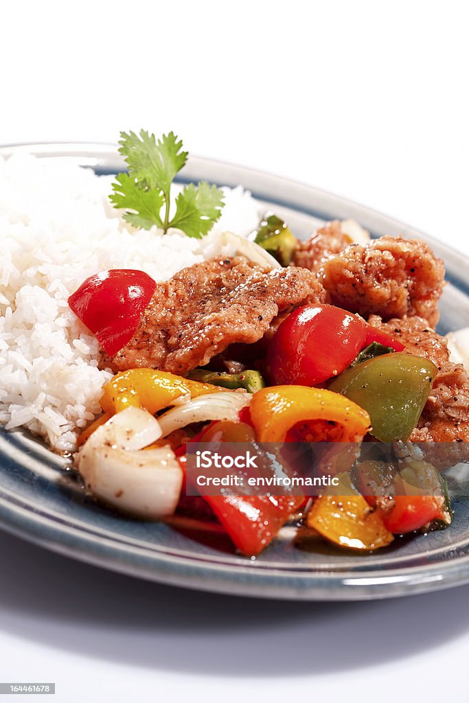 Thailändische sweet and sour Meer mit Fisch und Reis. - Lizenzfrei Asiatische Kultur Stock-Foto