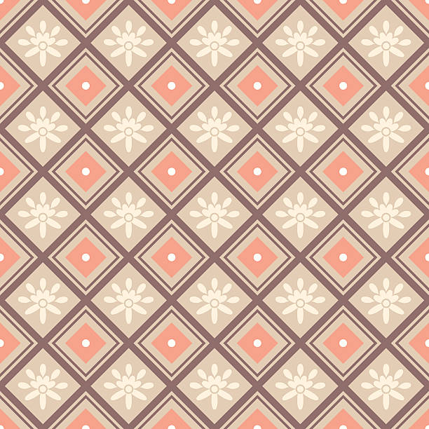 decorative seamless pattern vector art illustration