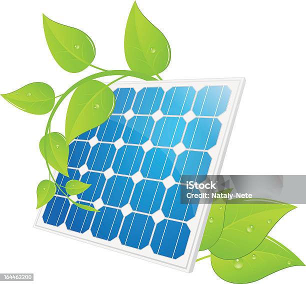Célula Solar - Arte vetorial de stock e mais imagens de Ambientalista - Ambientalista, Ao Ar Livre, Azul