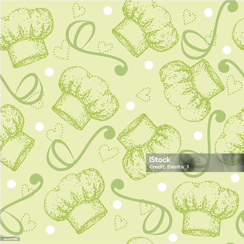 Motif sans couture de cuisine avec le chef hat - clipart vectoriel de Aliment libre de droits