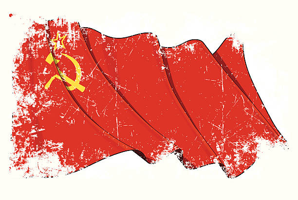 ソビエト連邦旗グランジ - kremlin点のイラスト素材／クリップアート素材／マンガ素材／アイコン素材
