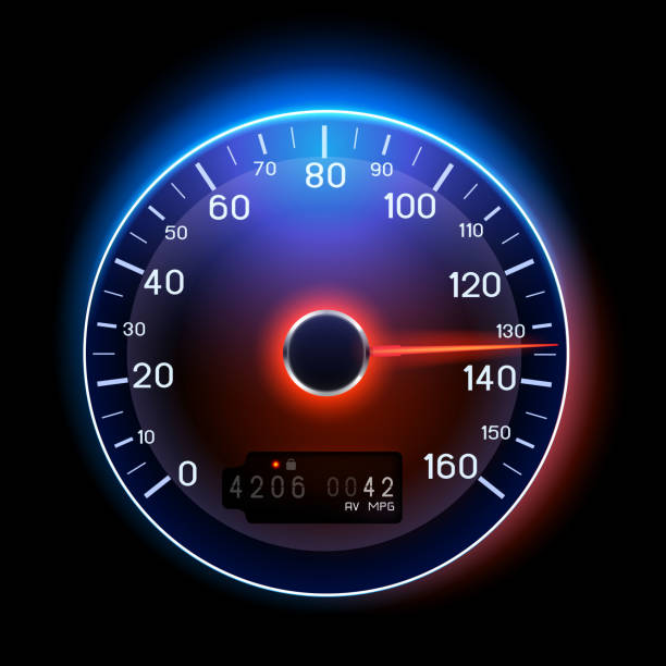 벡터 속도계 - speedometer gauge dashboard speed stock illustrations