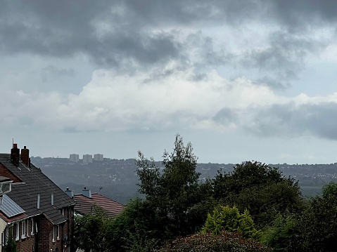 Dramatic cloudscape over Newcastle Upon Tyne