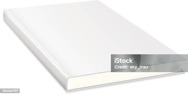 Пустая Книга С Белой Cover — стоковая векторная графика и другие изображения на тему Иконка - Иконка, Книга в мягкой обложке, Белый