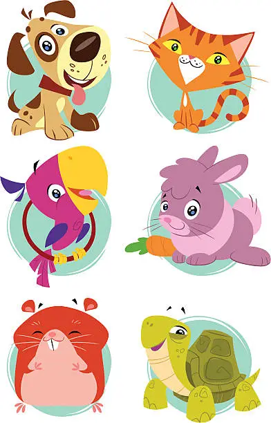 Vector illustration of Pets