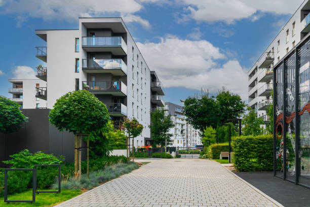 istock New houses construction. Residential house development 1644650091