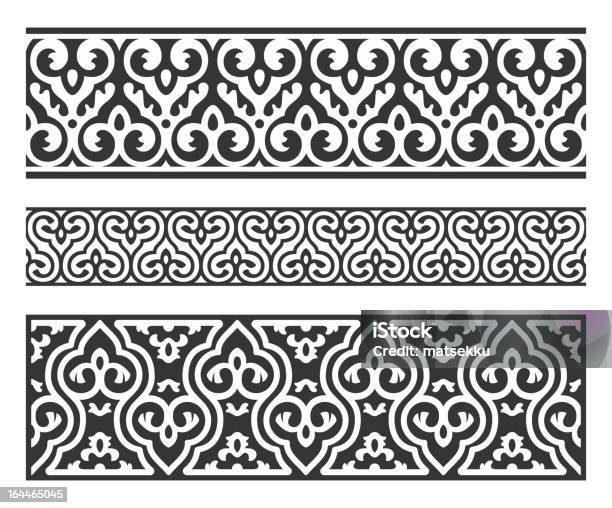Vektorreihe Von Dekorativen Elementen Stock Vektor Art und mehr Bilder von Muster - Muster, Republik Sacha, Biegung