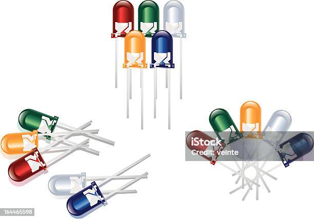 Led Part Imgae Led Set Stock Illustration - Download Image Now - Blue, Bright ...
