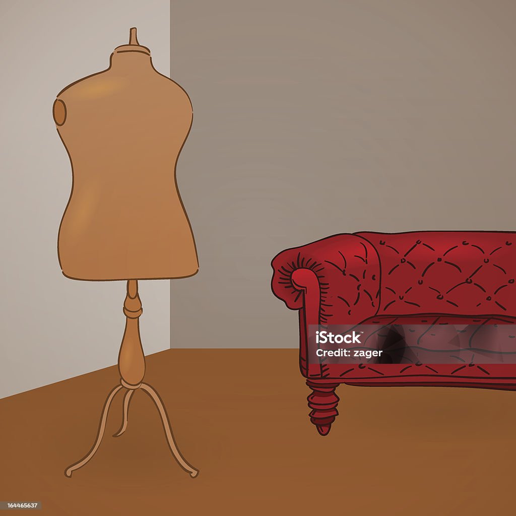 Vêtements Mannequin Illustration - clipart vectoriel de Mannequin - Équipement de commerce libre de droits