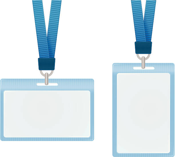 Id cards vector art illustration