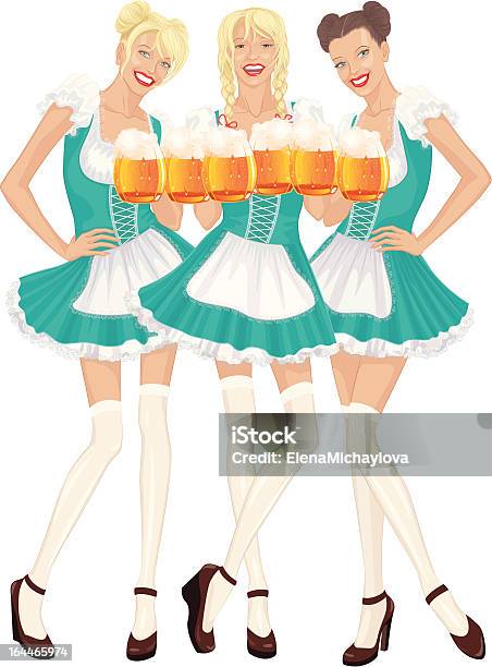 Oktoberfest - Arte vetorial de stock e mais imagens de Adulto - Adulto, Alemanha, Arte, Cultura e Espetáculo