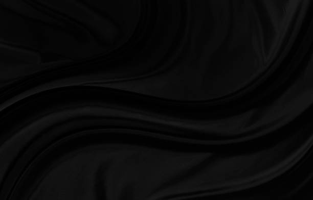 istock Black gray satin dark fabric texture luxurious shiny that is abstract silk cloth background with patterns soft waves blur beautiful. 1644662415