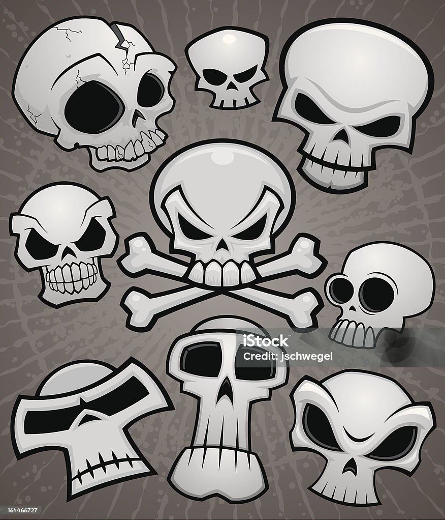 Bộ Sưu Tập Cartoon Skull Hình minh họa Sẵn có - Tải xuống Hình ảnh ...