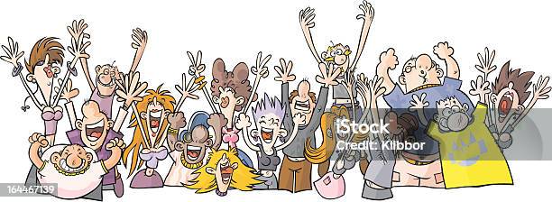 Cartoon Party People Stock Illustration - Download Image Now - Activity,  Adult, Anthropomorphic Smiley Face - iStock