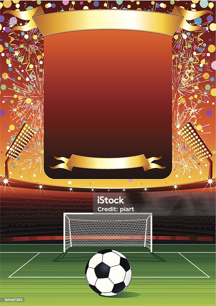 Fond de Football - clipart vectoriel de Adulte libre de droits