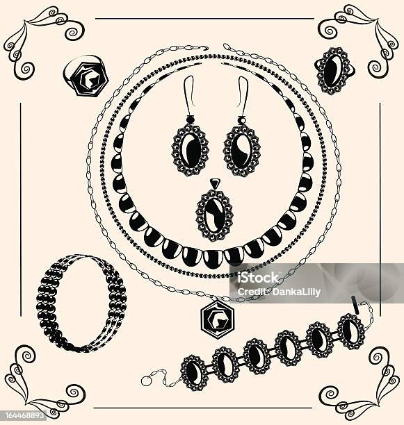 Vintage Jewel Stock Illustration - Download Image Now - Abstract, Adult, Art And Craft