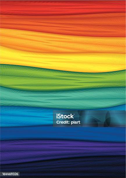 Vettore Sfondo Tessuto - Immagini vettoriali stock e altre immagini di Arcobaleno - Arcobaleno, Astratto, Campione di colore