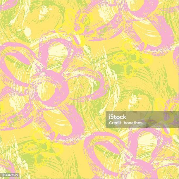 Seamless Pattern Di Primavera - Immagini vettoriali stock e altre immagini di Fiore - Fiore, Pittura a olio, Allegro