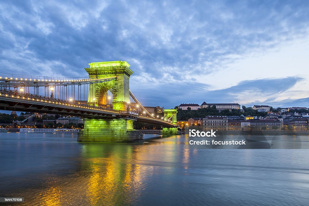 ブダペストの鎖吊り橋 - ブダペストのロイヤリティフリーストックフォト