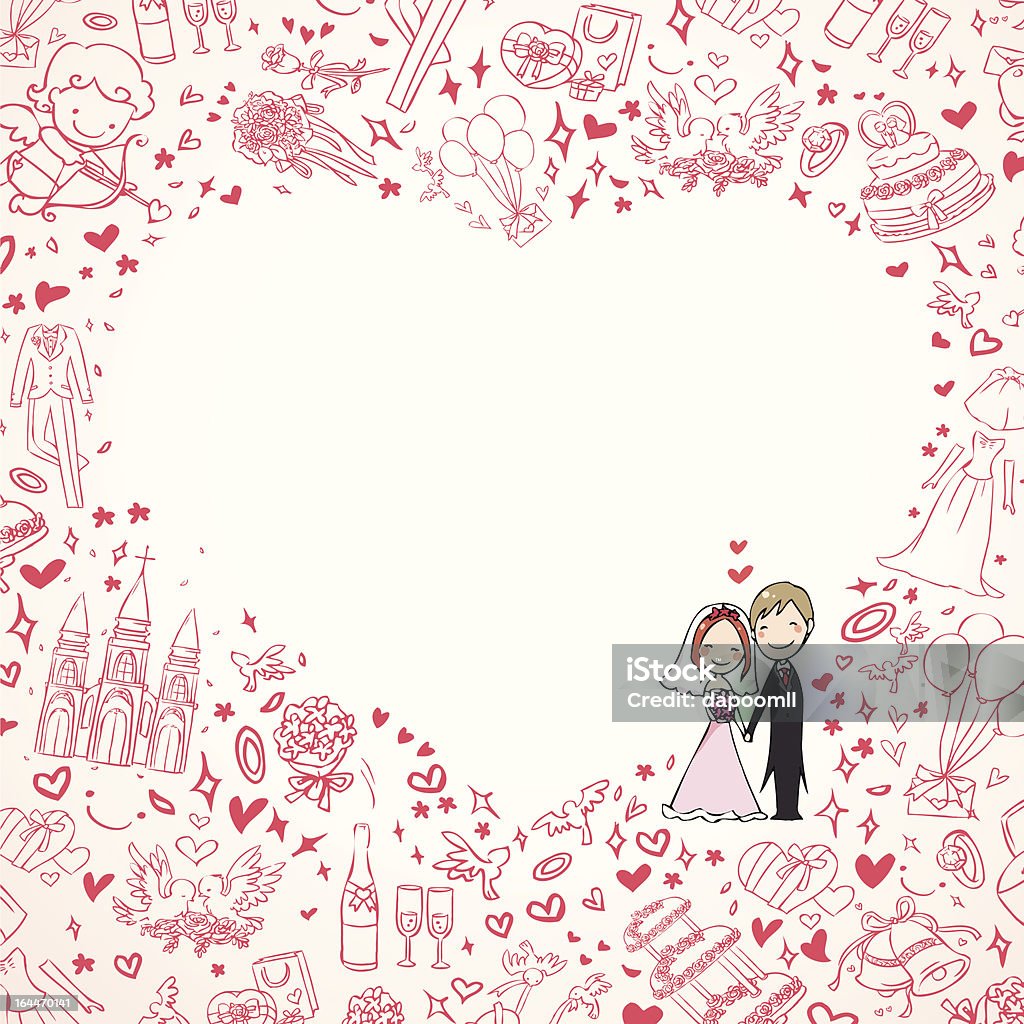 wedding invitation Anniversary stock vector