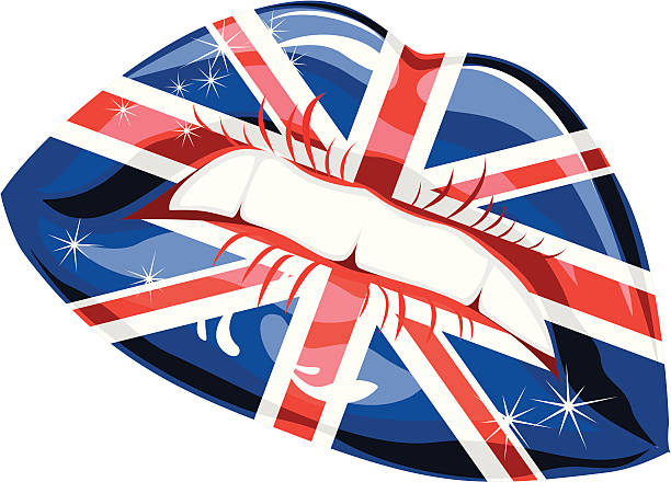 英国国旗の口紅でセンシュアリティーましょう。 - stitchflag点のイラスト素材／クリップアート素材／マンガ素材／アイコン素材
