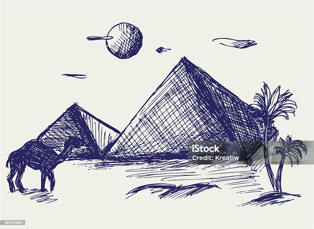 Egipto - arte vectorial de Egipto libre de derechos