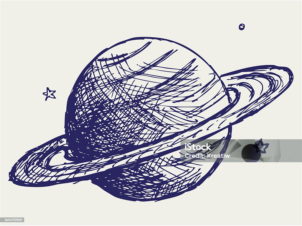 Planet Saturn Stock Illustration - Download Image Now - Abstract, Art ...
