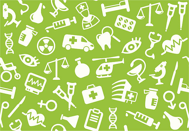 ilustraciones, imágenes clip art, dibujos animados e iconos de stock de fondo y atención médica de pharma - hospital science backgrounds snake