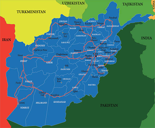 illustrations, cliparts, dessins animés et icônes de l'afghanistan carte - india map cartography pakistan