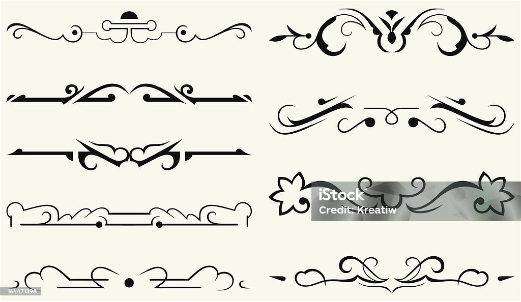 Calligraphy Vector Stock Illustration - Download Image Now - Abstract ...