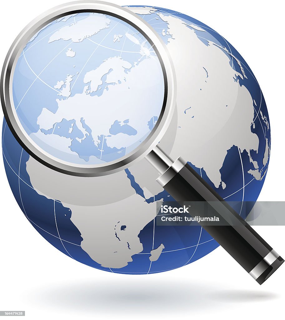 concept de la recherche globale - clipart vectoriel de Affaires libre de droits