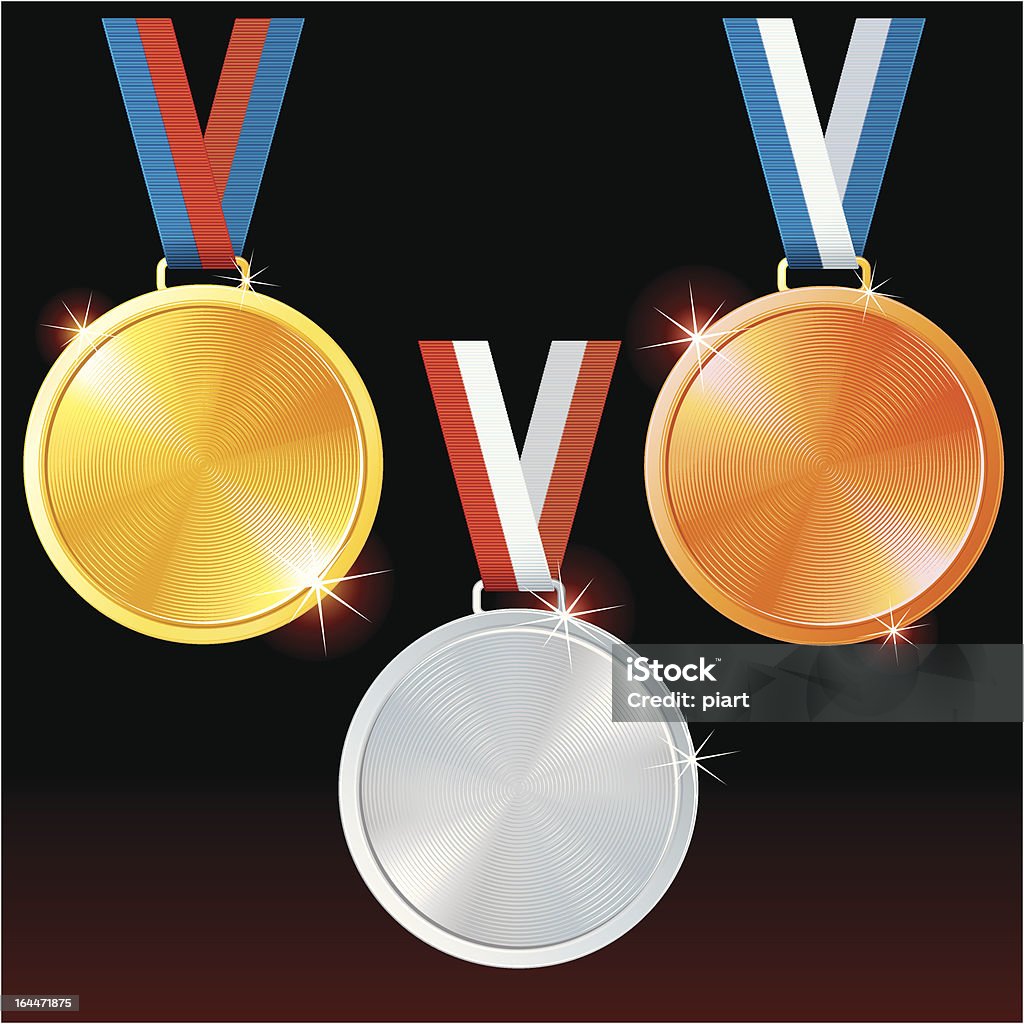 Vektor-Medaillen - Lizenzfrei Goldmedaille Vektorgrafik