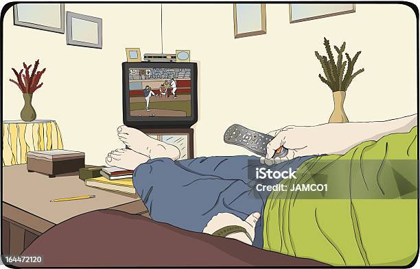 テレビで試合を - テレビのベクターアート素材や画像を多数ご用意 - テレビ, テレビを見る, ソファ