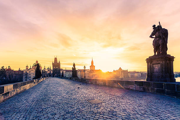 istock Charles Bridge in Prague at Early Morning 164472157