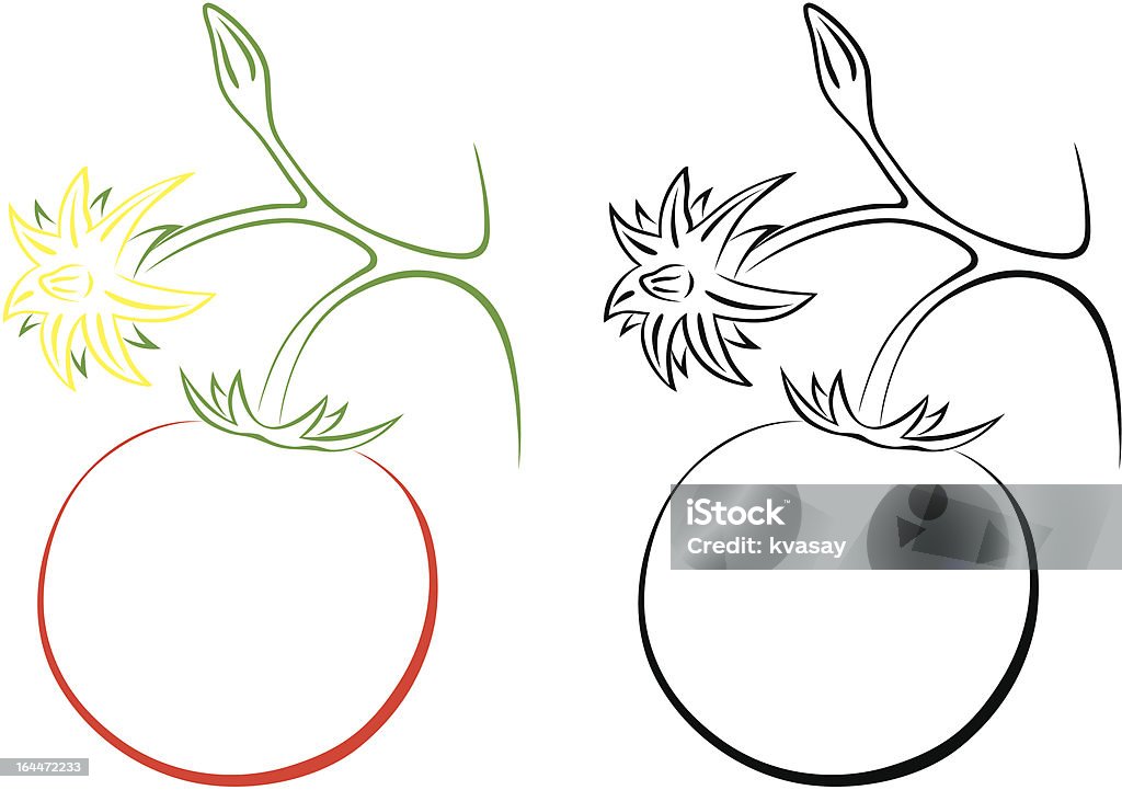 Tomate - clipart vectoriel de Aliment libre de droits