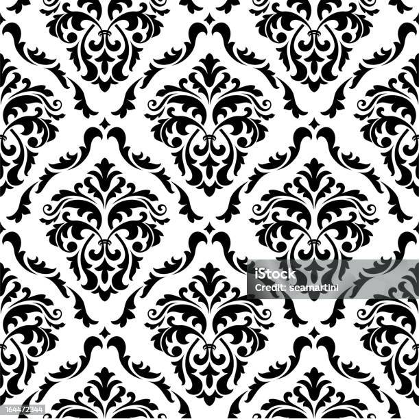 Medieval Floral Seamless Stock Illustration - Download Image Now - Abstract, Antique, Art