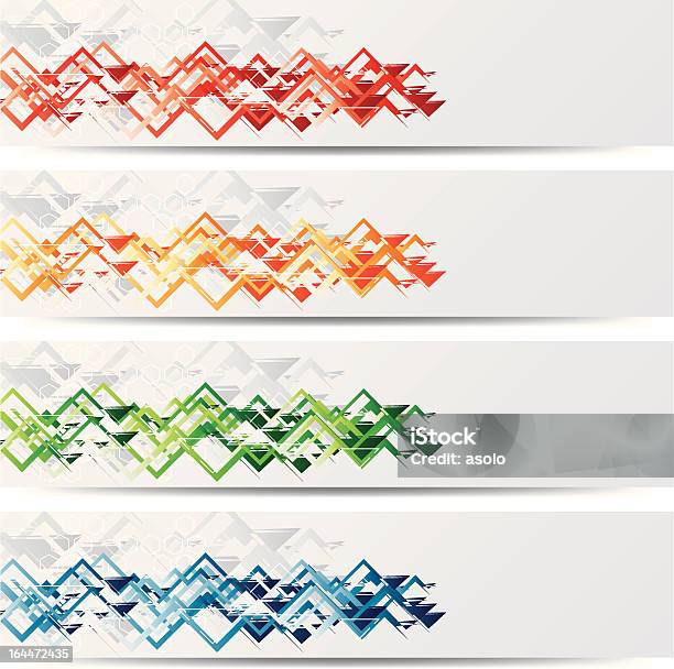 Abstract Web Headersbanners Stock Illustration - Download Image Now - Abstract, Backgrounds, Blue