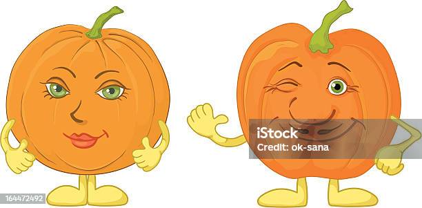 Pumpkins Character Stock Illustration - Download Image Now - Adult, Agriculture, Autumn