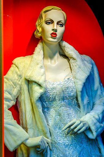 mannequin at a window display - austria