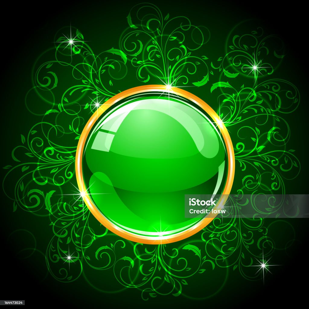 Green Button Stock Illustration - Download Image Now - Abstract ...