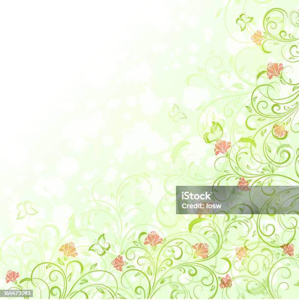 Flower Background Stock Illustration - Download Image Now - Abstract, Animal Markings, Beauty In Nature