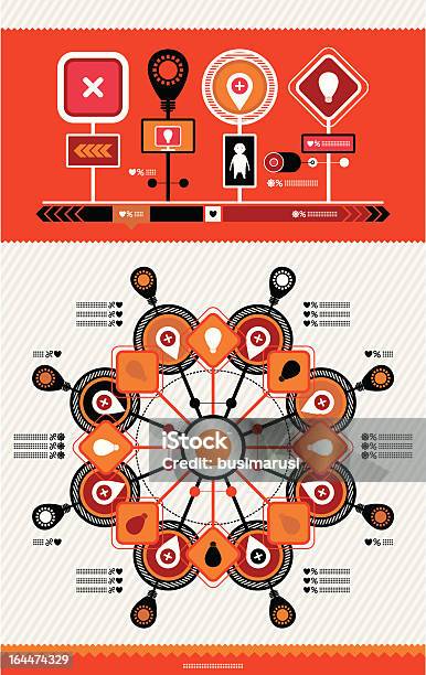 Ilustración de Infografías De Orange y más Vectores Libres de Derechos de Analizar - Analizar, Ciencia, Clip Art