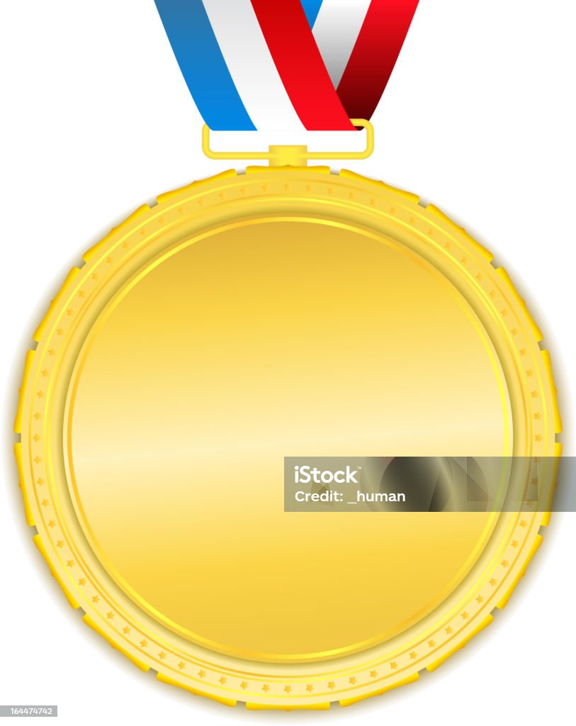 Medaglia d'oro - arte vettoriale royalty-free di Badge